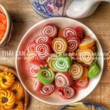  Kẹo Xoắn Thái Lan Vị Trái Cây  Lon 500Gr & Túi 1KG (Kẹo Dẻo/ Kẹo Thái Lan) 