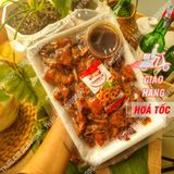  Tóp Mỡ Chấm Mắm Me (Kèm Sốt Mắm Me Kẹo & Tương Ớt) Siêu Tiện Lợi Và Thơm Ngon - Túi 300Gr 