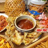  Khô Cá Đuối Chấm Mắm Me - Khô Cá Đuối Nướng Sẵn H350 