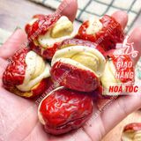  Táo Đỏ Kẹp Sữa Nhân Hạt Điều (Burger táo đỏ) Túi 500gr 