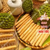  Bánh Ống Mè Nước Cốt Dừa ( Bánh Quế Dừa Hương Vani ) - Lon 250gram 