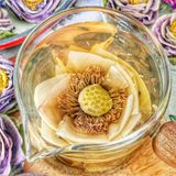 Trà Hoa Sen (Lotus) Sấy Lạnh Nguyên Bông - Hộp 5 Bông 