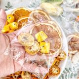  Combo 30 Gói Trà Detox Mix CHANH DÂY CAM TẮC VÀNG + Tặng Bình Thủy Tinh (Trà hoa quả Sấy Khô - Trà Thảo Mộc) 