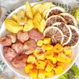 Combo 30 Gói Trà Detox Mix DÂU ĐÀO CHANH CHANH DÂY + Tặng Bình Thủy Tinh (Trà hoa quả Sấy Khô - Trà Thảo Mộc) 