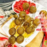  Ô Mai Sấu Muối Ớt Xiên Que Kèm Muối Chấm Hộp 500gr (Hộp 7 Xiên) 
