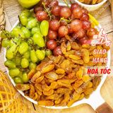  Nho Lion Mỹ Sấy Dẻo Không Đường Trái To Lon 500gr 