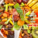  Trái Cây Sấy Dẻo Mix Vị Xí Muội Cắt Sẵn - Lon 500gram 