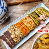  Bánh Ngói Hạnh Nhân (Truyền Thống, Trứng Muối, Socola, Matcha - Trà Xanh) - Bánh ăn kiêng Healthy Giảm Cân 