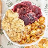  Combo 30 Gói Trà Detox Mix THANH LONG THƠM TẮC VÀNG + Tặng Bình Thủy Tinh (Trà hoa quả Sấy Khô - Trà Thảo Mộc) nhiều vị 