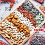  Hộp Hoa Mai Mix Hạt Lục Vị(Hạt Dẻ Cười/ Hạnh Nhân Rang Bơ/ Hạt Điều Rang Muối / Hạt Bí/ Hạt Dưa/ Hạt Hướng Dương)Hộp535g 
