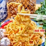  Mực Sợi Sấy Bơ Tỏi Siêu Ngon - Lon 300gram 