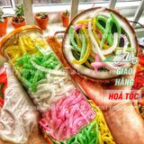  Mứt Dừa Non Thanh Điệp Dạng Sợi Đũa Mix Vị - Lon 450Gr 
