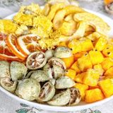  Combo 30 Gói Trà Detox Mix ĐÀO CHANH DÂY CAM TẮC XANH CÚC VÀNG + Tặng Bình Thủy Tinh(Trà hoa quả Sấy Khô - Trà Thảo Mộc) 