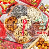  Hộp Hoa Mai Mix Hạt Lục Vị(Hạt Dẻ Cười/ Hạnh Nhân Rang Bơ/ Hạt Điều Rang Muối / Hạt Bí/ Hạt Dưa/ Hạt Hướng Dương)Hộp535g 