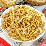  Hoa Kim Châm Sấy Khô Đà Lạt (Hoa Hiên Khô - Thanh Nhiệt, Lợi Tiểu, Ngủ Ngon) Nấu Vịt Quay, Món Chay 