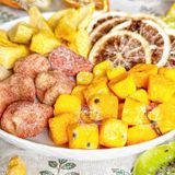  Combo 30 Gói Trà Detox Mix DÂU ĐÀO CHANH CHANH DÂY + Tặng Bình Thủy Tinh (Trà hoa quả Sấy Khô - Trà Thảo Mộc) 