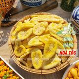  Chuối Sấy Giòn Nguyên Miếng Hàng Xuất Khẩu - Túi 500gr 