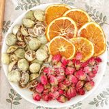  Combo 30 Gói Trà Detox Mix Cam Hoa Hồng Tắc Xanh + Tặng Bình Thủy Tinh (Trà hoa quả Sấy Khô - Trà Thảo Mộc) nhiều vị 