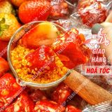  Kẹo Dâu Tây Sấy Dẻo Viên - Lon 400gram 