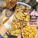  Chuối Sấy Giòn Nguyên Miếng Túi 500gr 