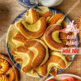  Bánh Liềm Sữa Lon 350Gram (Bánh Quy Bơ Sữa/ Bánh Quy Giòn) 