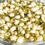 Trà Hoa Nhài ( Hoa Lài) Nụ Hoa Nhài Sấy Lạnh Nguyên Bông - Chai Thủy Tinh Cao Cấp 220gr 
