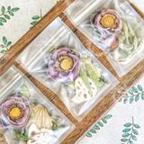  Trà Hoa Sen (Lotus) Mix Củ Sen - Hộp 5 Set (Hoa Sen - Củ Sen - Lá Sen - Cỏ Ngọt) 