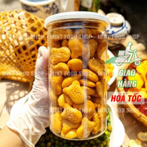 Bánh Gấu Nhân Kem Thiên Hồng - Lon 300gram 