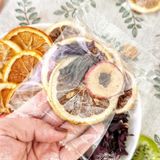  Combo 30 Gói Trà Detox Mix SƠN TRA CHANH CAM ATISO + Tặng Bình Thủy Tinh (Trà hoa quả Sấy Khô - Trà Thảo Mộc) 