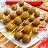  Ô Mai Sấu Muối Ớt Xiên Que Kèm Muối Chấm Hộp 500gr (Hộp 7 Xiên) 