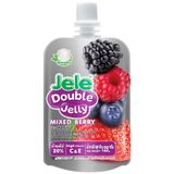  Nước Ép Trái Cây Thạch L-Jele Double Jelly Hương Mixed Berry - Lốc 3 Gói 
