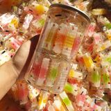  Mứt Rau Câu Sữa (Mứt Rau Câu 2 Màu) Lon 400gr 