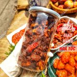 Khô Bò Hồng Ngự Cháy Tỏi Lon 150Gram 