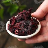  Trà Atiso Đỏ Nguyên Bông (Hoa Bụp Giấm/Hoa Hibiscus) - Chai Thủy Tinh Cao Cấp 220gr 