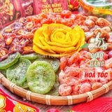  Hộp Quà Tết Lục Vị (Ô Mai Mận Cơm/ Xí Muội Đào Chẻ/ Xí Muội Mơ Đào/ Kiwi/ Xoài/ Chà Là) Hộp 785g 