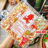  Hộp Qùa Tết Khô Mực Xé Sợi Hấp Nước Dừa (Hộp Vuông Kim Cương) - Hộp 500Gr 