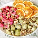  Combo 30 Gói Trà Detox Mix Cam Hoa Hồng Tắc Xanh + Tặng Bình Thủy Tinh (Trà hoa quả Sấy Khô - Trà Thảo Mộc) nhiều vị 