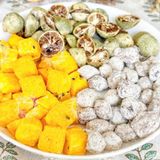  Combo 30 Gói Trà Detox Mix CHANH DÂY XÍ MUỘI TẮC XANH + Tặng Bình Thủy Tinh (Trà hoa quả Sấy Khô - Trà Thảo Mộc) 