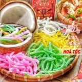  Mứt Dừa Non Thanh Điệp Sợi Đũa Mix Vị Lon 450gr 