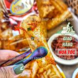  Bánh Tráng Tỏi Mix Khô Bò Xâu 10 Gói 