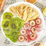  Combo 30 Gói Trà Detox Mix SƠN TRA XOÀI KIWI + Tặng Bình Thủy Tinh (Trà hoa quả Sấy Khô - Trà Thảo Mộc) nhiều vị 