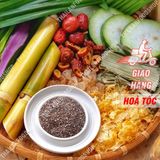  Mủ Trôm Hạt Chia Nấm Tuyết Táo Đỏ Nấu 2 - 3 Lít (Set Tự Nấu) 