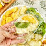  Combo 30 Gói Trà Detox Mix ĐÀO LÊ KIWI + Tặng Bình Thủy Tinh (Trà hoa quả Sấy Khô - Trà Thảo Mộc) 