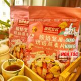  Hạt Dinh Dưỡng Sữa Chua Trái Cây Meizhoushike Yogurt, Nuts Oatmeal - Gói Màu Hồng 400Gr 