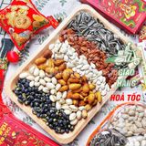  Hộp Hoa Mai Mix Hạt Lục Vị(Hạt Dẻ Cười/ Hạnh Nhân Rang Bơ/ Đậu Đen Rang Muối / Hạt Bí/ Hạt Dưa/ Hạt Hướng Dương)Hộp 535g 