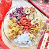  Trà Đông Trùng Hoa Hồng - Trà Đông Trùng 5 Vị (Đẹp Da, Giảm Cân, Giảm Stress, Tăng Đề Kháng, Chống lão hoá) 