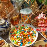  Kẹo Ngũ Sắc Lon 450Gram (Mix Lộn Xộn Nhiều Hình, Nhiều Màu) 