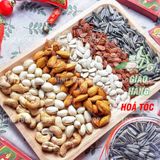  Hộp Hoa Mai Mix Hạt Lục Vị(Hạt Dẻ Cười/ Hạnh Nhân Rang Bơ/ Hạt Điều Rang Muối / Hạt Bí/ Hạt Dưa/ Hạt Hướng Dương)Hộp535g 