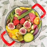  Rau Củ Trái Cây Mix Nấm Sấy Thăng Hoa (Rau Củ Trái Cây Mix Nấm Sấy Giòn) - Túi 500gr 