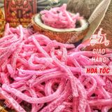  Mứt Dừa Non Thanh Điệp Sợi Đũa Vị Dâu Lon 450gr 